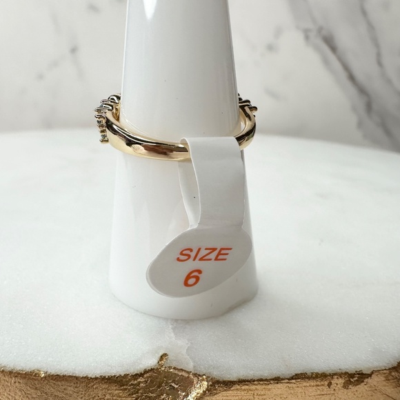 Bomb Party March Run Away With Me Aquamarine Ring RG17147 NWT Size 6 - Picture 5 of 6